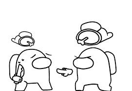 Free coloring page full of among us characters! Coloring Pages Among Us For Kids 1000 Free Coloring Pages