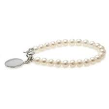 Rosy White Color Cultured Freshwater Pearl Bracelet