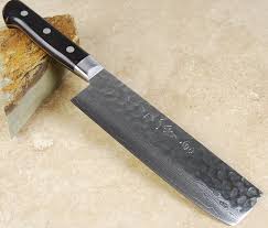Kikuichi Warikomi Damascus Nakiri 170mm Knife Custom Kitchen Knives Japanese Cooking Knives