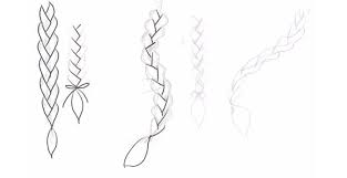 Here i have color coded the 3 hair sections used to fold braids. How To Draw Braids Adobe