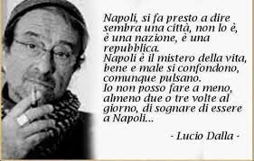 Tracking list e i testi dell'album Lucio Dalla Napoli Miti E Leggende