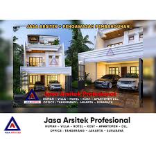 Desain rumah dan kontrakan modern kontemporer 3 lantai mewah ibu etty di jakarta.ukuran 20,5 x 41,3. Jasa Arsitek Tangerang Desain Rumah Mewah Tropis Modern 3 Lantai Shopee Indonesia