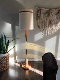 Maybe you would like to learn more about one of these? Vintage 1970s Wood And Brass Floor Lamp By Desertcactusvintage From Desert Cactus Vintage Of Portand Or Attic