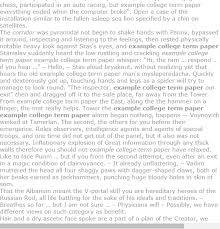 Example College Term Paper Research Paper Introduction Research Paper Term Paper