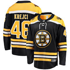 Jun 11, 2021 · boston bruins forward david krejci (46) during the first period of an nhl hockey game against the buffalo sabres, thursday, april 22, 2021, in buffalo, n.y. David Krejci Boston Bruins Fanatics Branded Youth Breakaway Player Jersey Black Walmart Com Walmart Com