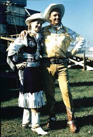 Gene Autry and Gail Davis. Taken during Gene's 1956 Canadian tour. (Photo  courtesy Dale Price.)