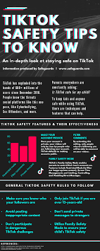 Essential Tiktok Safety Tips Kids Need To Know Infographic In 2020 Safety Tips Tips Infographic