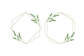 Free shipping on orders over $25 shipped by amazon. Botanical Gold Geometric Frames By Millaly Thehungryjpeg Com