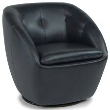 Flexsteel lakewood swivel glider in indigo blue. Flexsteel Latitudes Wade Contemporary Leather Swivel Chair Zak S Home Upholstered Chairs