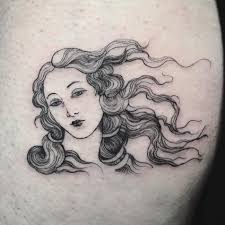 Aphrodite Birth Of Venus Tattoo The Birth Of Venus Tattoo Botticelli Venus Tattoo Food Tattoos Mythology Tattoos