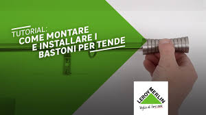 Supporto singolo aperto o16mm rio in ferro grigio satinato7 cm 2 pezzi prezzo online leroy merlin. Tutorial Come Montare E Installare I Bastoni Per Tende Leroy Merlin Youtube