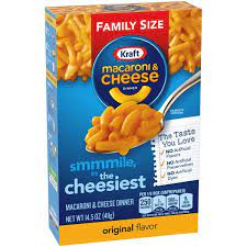 · homemade macaroni and cheese with creamy cheese sauce and buttery cracker topping is the ultimate comfort food. Kraft Original Flavor Macaroni Cheese Dinner Family Size Hy Vee Aisles Online Grocery Shopping