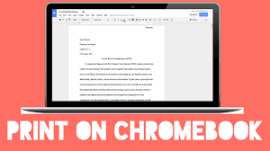 How To Print From Chromebook Youtube