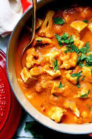 Quick Tofu Cauliflower Vegetable Korma Recipe Vegetable Korma Recipe Korma Recipe Tofu Recipes