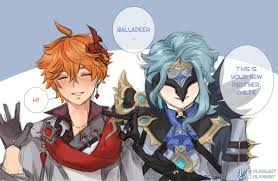 chiscara doodle feat. dottore 🙃 scaramouche childe