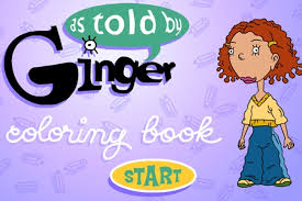 Download As Told By Ginger Coloring Book Game Play Free Cartoon Games Games Loon