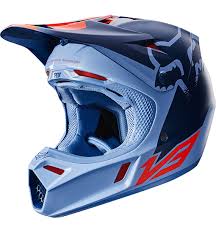 2018 Fox V3 Libra Helmet Blue