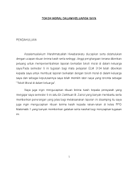 Piaget adalah seorang tokoh yang amat penting dalam bidang psikologi perkembangan. Tokoh Moral Dalam Keluarga Saya
