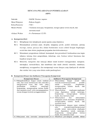 Buku bahasa inggris kelas 7 when 15. Rpp Bahasa Inggris K 13 Kelas Vii Kd 3 1 Pdf