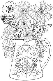 Bliss Joy Coloring Book Your Passport To Calm Welcome To Dover Publications Flower Coloring Pages Coloring Books Free Coloring Pages