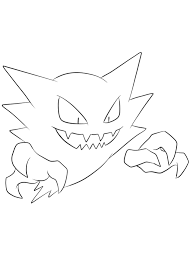 60 great pokemon coloring pages, including many characters from pokemon go and newer generations added! Pokemon Haunter Coloring Pages Printable Free Download Free Pokemon Coloring Pages