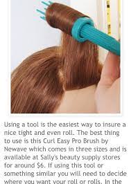The Simple Way To Make The Perfect Victory Rolls Victory Rolls Curl Easy Pro Brush Perfect Victory