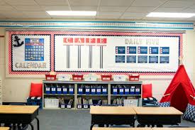 Managing a classroom of 30 students can feel like a balancing act but a visual reminder like this one would help to make sure. Second Grade Nautical Theme Classroom Makeover