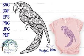 Spirals vector set free vector. Parrot Zentangle Svg Zentangle Create Custom Shirts Svg
