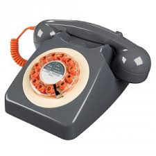 Telephone Retro 746 Concrete Grey Telephone Retro Telephone Vintage Maison Retro