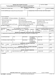 U S Department Of The Army Da Forms Fill Pdf Online Download Print Templateroller