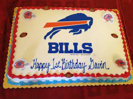 Wegman S Makes A Nice Buffalobills Cake Tastes Good And A Great Price Cake Wegmans Buffalo Bills Football