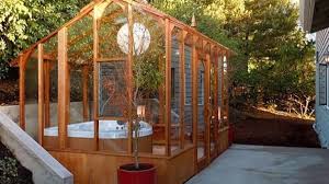 Complete with a domed skylight, you can lay back at night. Gorgeous Diy Wooden Hot Tub Enclosure Kit For Your Backyard