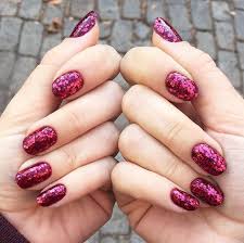 Purple and silver nails acented with cute small hearts. 21 Glitter Nail Art Designs Sparkly Ideas For Chic Glitter Manicures