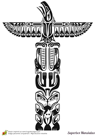 Superbes Mandalas Totem Indien Totem Tattoo Totem Pole Tattoo Native Art