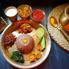 Raise Your Hand If You Ever Tried Dhindo Dhindo Is Traditionally Prepared From Buckwheat Or Millet But Wheat Or Corn Flo Food Nepali Food Vegetable Seasoning