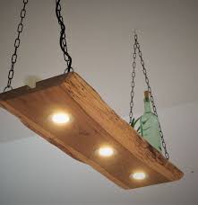 Balkenlampe Eiche Dimmbar In 2020 Hanging Lamp Lamp Rustic