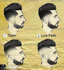 As the name implies, the men's fade haircut involves a close trim with hair clippers at the bottom of the head, gradually blending into the hair on top. Men Haircut Jesusbelizon Name 3 And 4 Hair Facebook