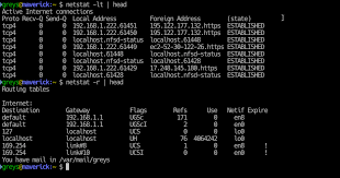 The netstat command, meaning network statistics, is a command prompt command used to display very detailed information about how your computer is communicating with other computers or network. 5 Things You Can Do With Netstat Command