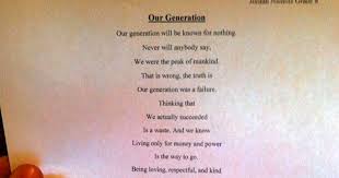 14 Year Old S Poem Has Readers Depressed Until They Read It In Reverse