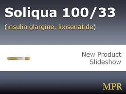 new drug product soliqua 100 33 mpr