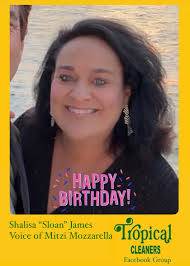Happy Birthday to Shalisa “Sloan” James! Another incredibly talented  person, with an incredible resume!
