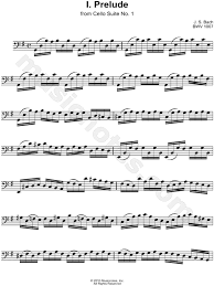 Cello Suite No 1 In G Major Piano Sheet Music Johann Sebastian Bach Cello Suite No 1 Bwv 1007 I Prelude Sheet Music Cello Solo In G Major Download Print Cello Sheet Music Sheet Music Cello Music