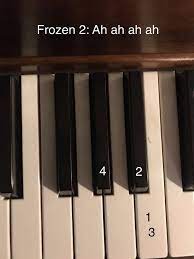 How To Do The Frozen 2 Ah Ah Ah Ah Sound Piano Music Piano Songs Piano Songs Chords