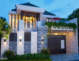 Jasa desain rumah online seluruh indonesia, membantu mewujudkan desain rumah impian anda. Inspirasi Desain Rumah Bergaya Villa Bali Tropis Di Semarang Jawa Tengah