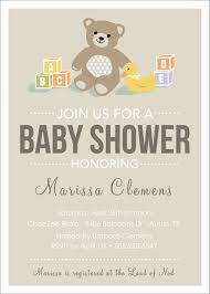 Teddy Bear Baby Shower Invitation Paper Source