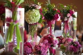 Maybe you would like to learn more about one of these? Center Of Head Table Pink And Green Wedding Flowers Design By Angela S Bella Flora Inc Duluth Wedding Flower Design Green Wedding Flowers Wedding Flowers