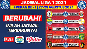 Sementara itu liga 1 akan dimulai tanggal 9 juli. Berubah Inilah Jadwal Terbaru Bri Liga 1 2021 Pekan Pertama Pss Vs Persija Persib Vs Barito Arema Youtube