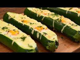 Egg Zucchini Boats A Simple Dish That Everyone Will Taste Youtube Zucchini Boats Fancy Dishes Eggs Dinner