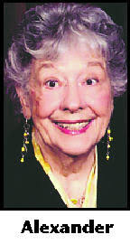 THELMA ALEXANDER Obituary (2009)