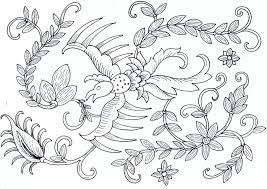Media pendidikan alternatif latihan menggambar motif batik. Kumpulan Berbagai Gambar Sketsa Batik Bunga Yang Indah Worldofghibli Id